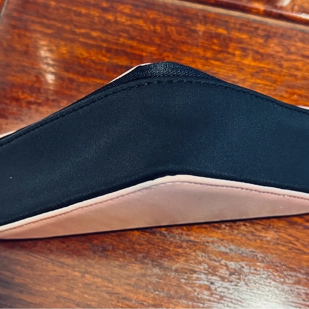 NWT Prada Beauty Black and Pink Triangle Pouch and Dust Bag GREAT LUXURY GIFT!